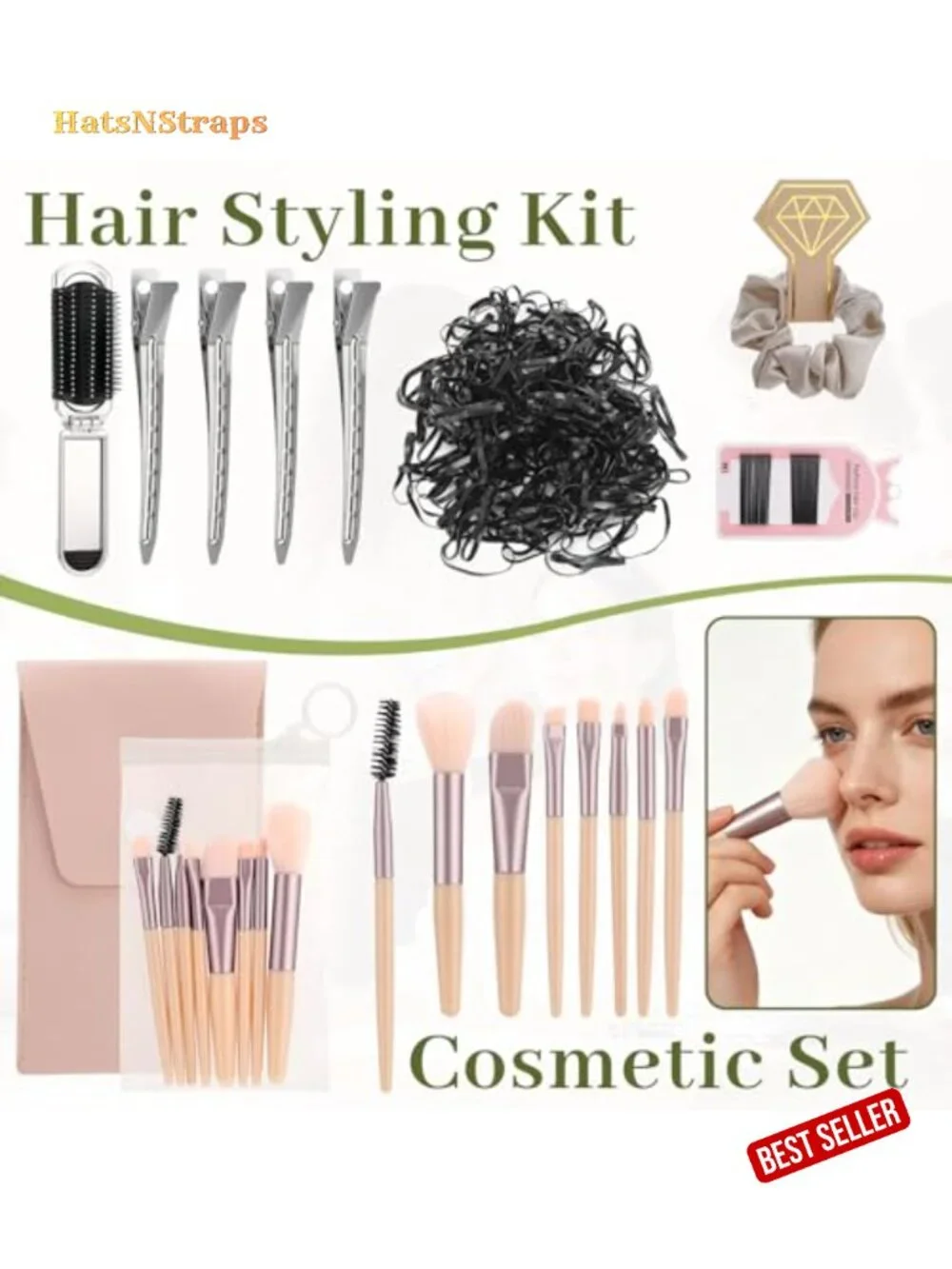 Wedding Day Emergency Kit for Bride, 60+ Essentials Makeup Bag Sewing Kit